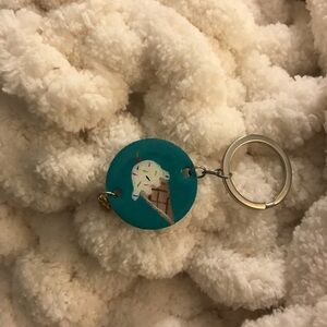 Ice cream keychain